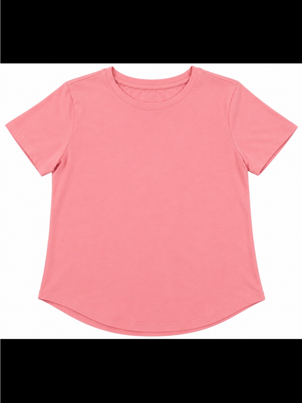 lululemon athletica Rounded-Hem Crew Tee - Coral Pink